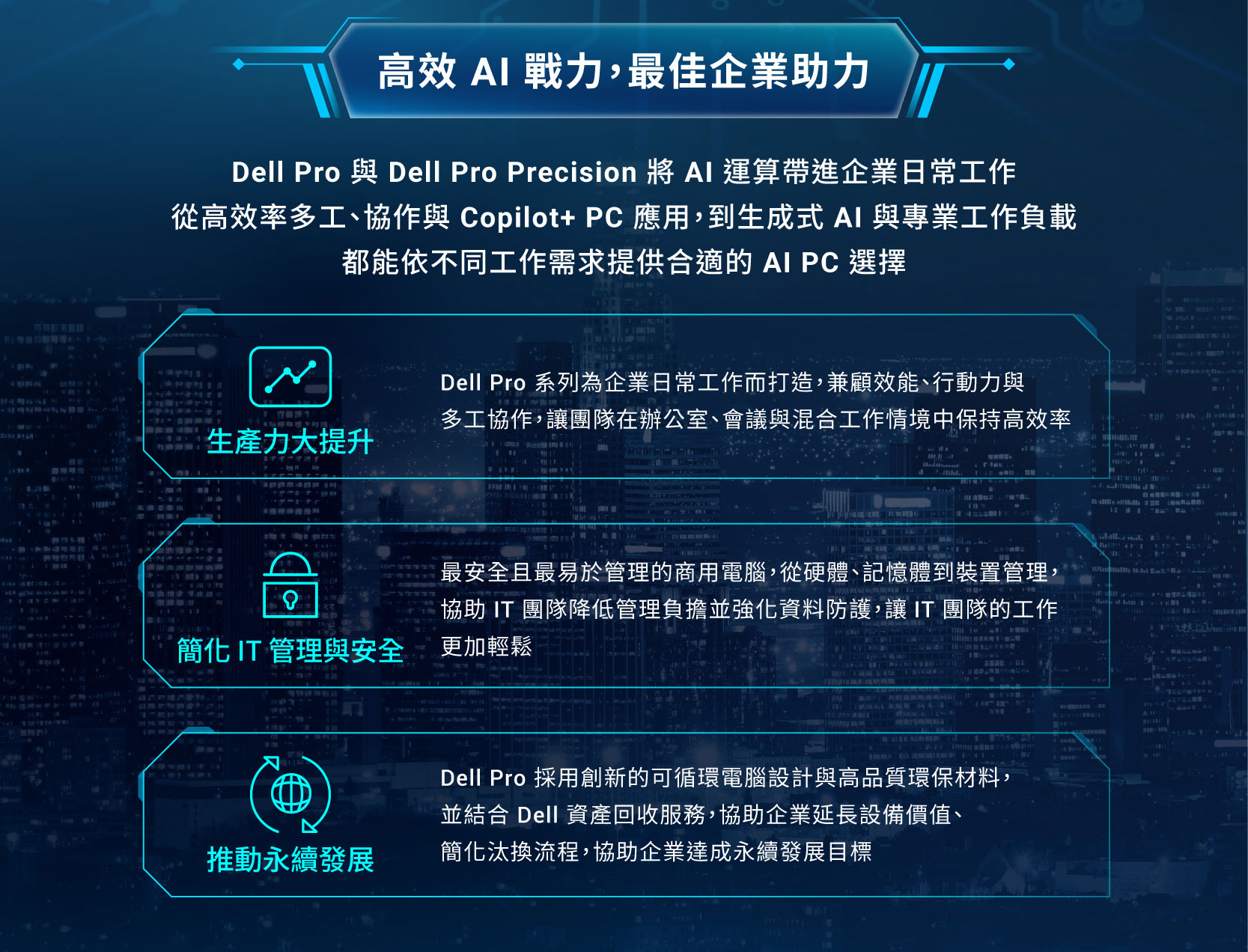 高效 AI 戰力，最佳企業助力