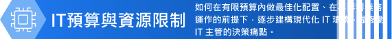 IT預算與資源限制