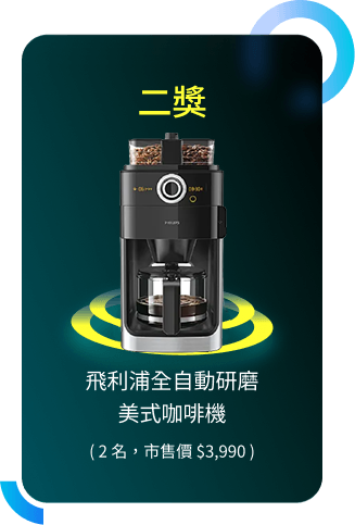 飛利浦全自動研磨美式咖啡機